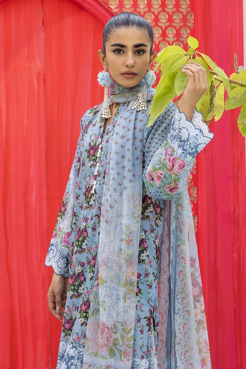 KHAADI | UNSTITCHED 3 PIECE PRINTED LAWN SUIT