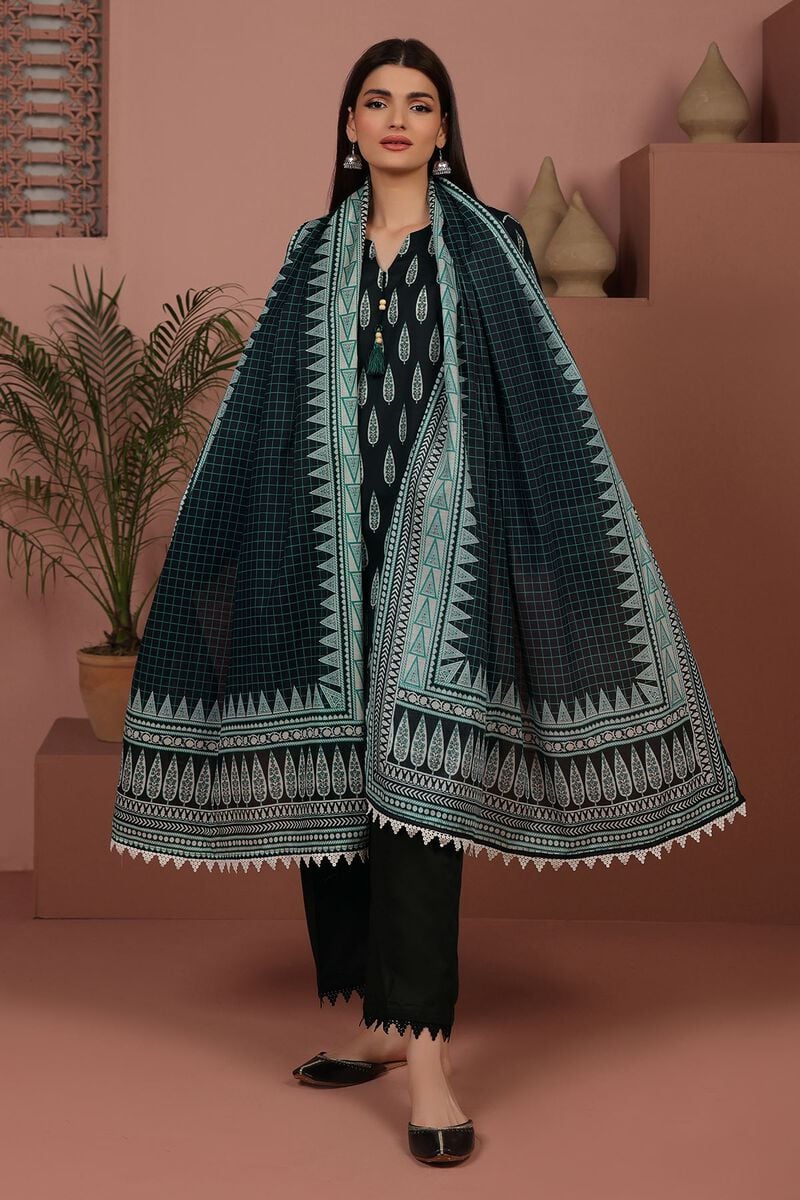 KHAADI | UNSTITCHED 3 PIECE PRINTED LAWN SUIT