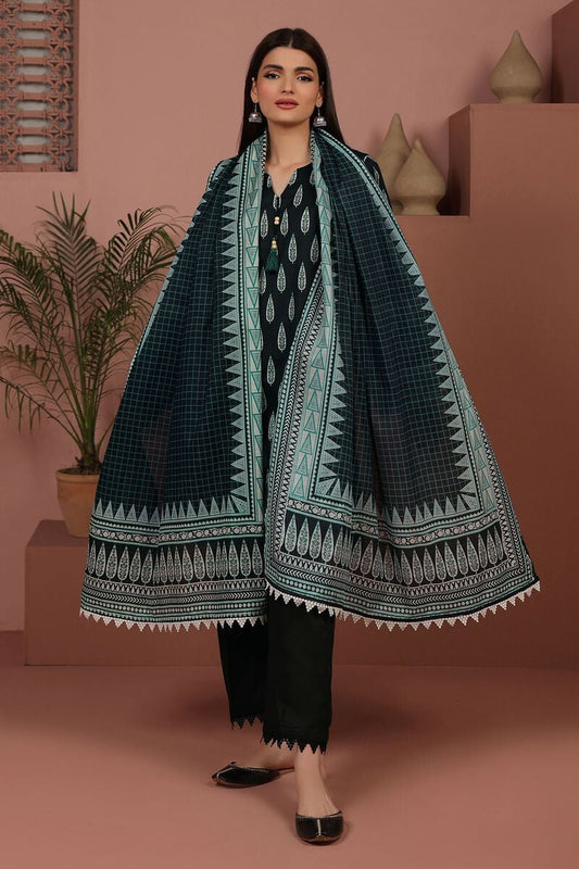 KHAADI | UNSTITCHED 3 PIECE PRINTED LAWN SUIT