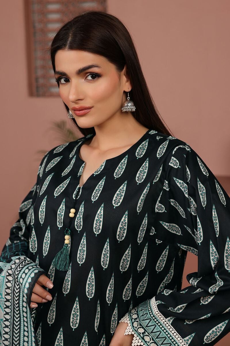 KHAADI | UNSTITCHED 3 PIECE PRINTED LAWN SUIT