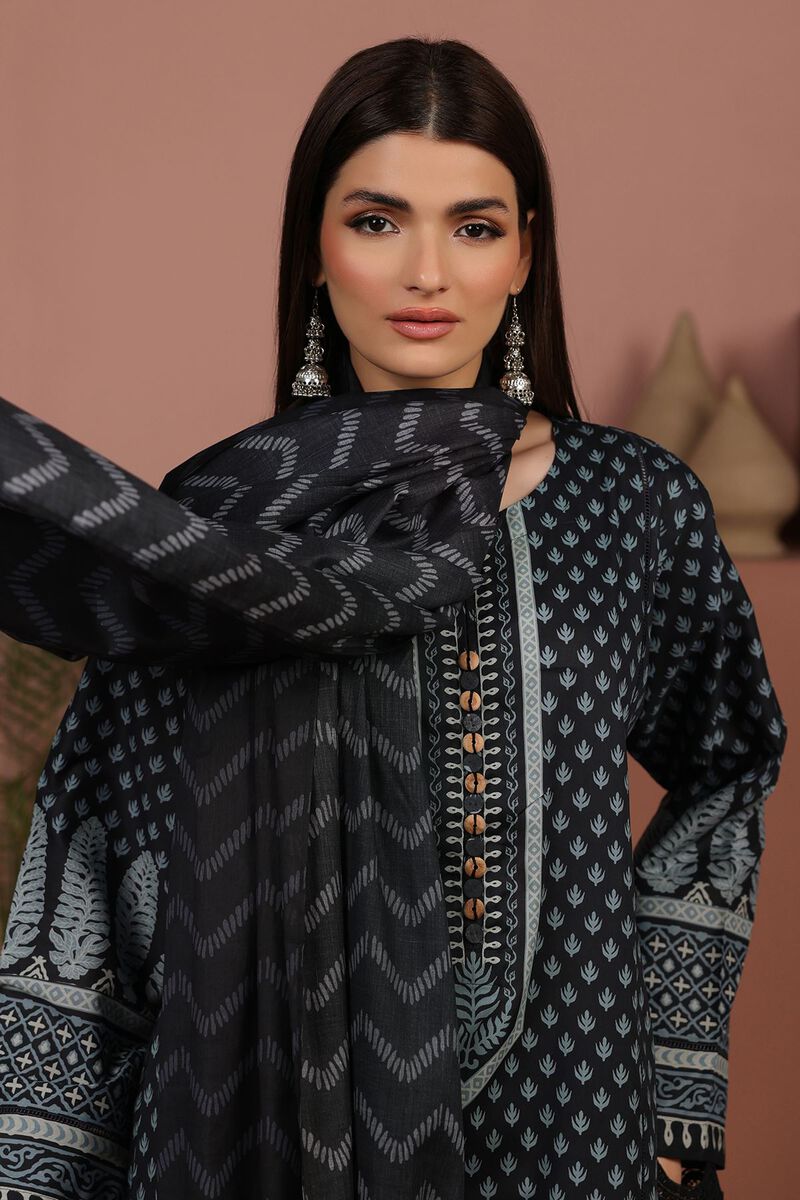 KHAADI | UNSTITCHED 3 PIECE PRINTED LAWN SUIT