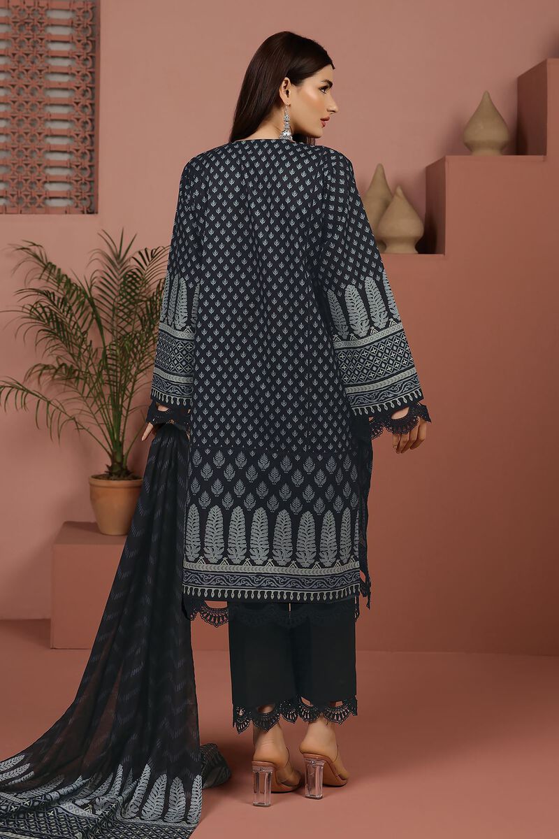 KHAADI | UNSTITCHED 3 PIECE PRINTED LAWN SUIT