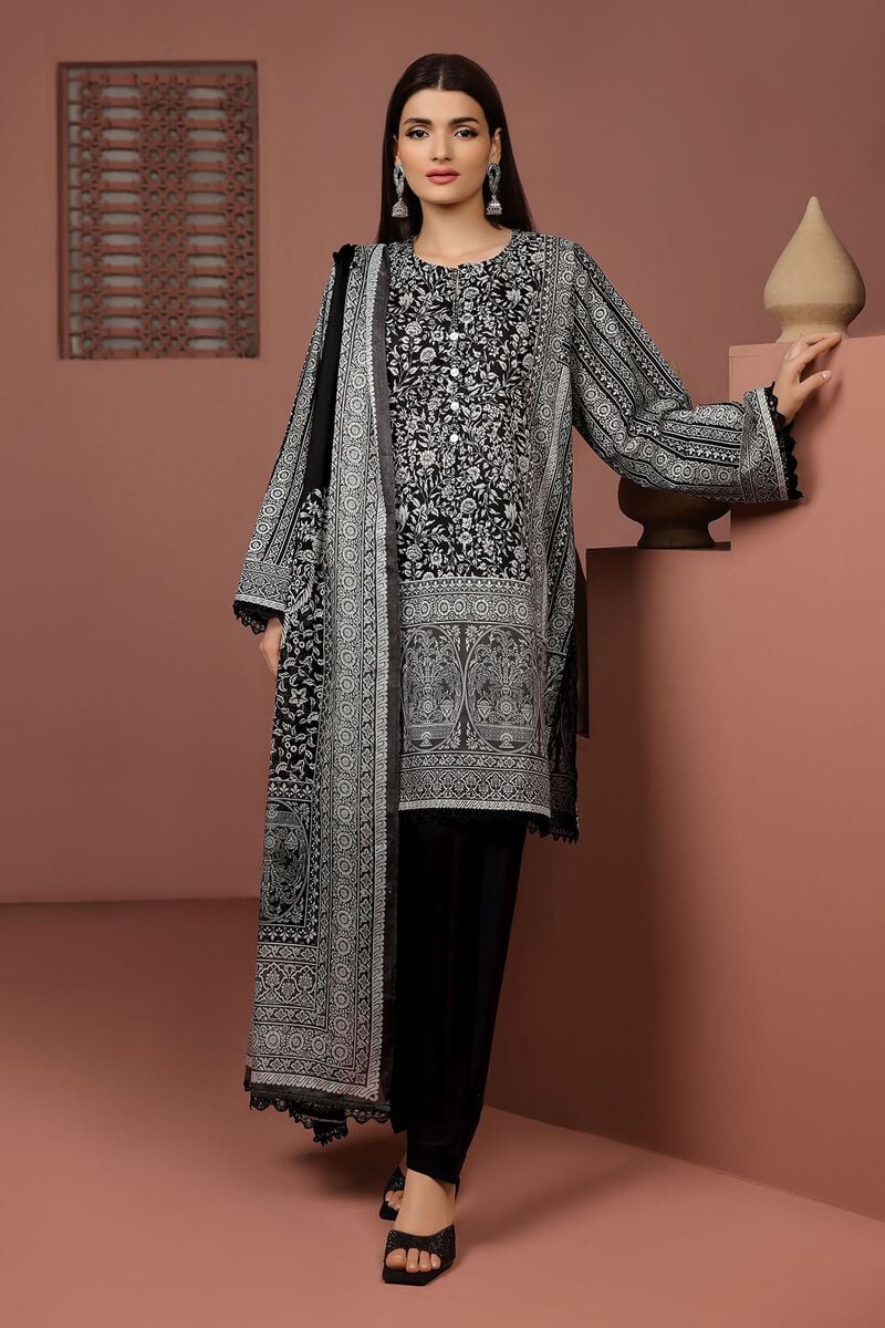 KHAADI | UNSTITCHED 3 PIECE PRINTED LAWN SUIT