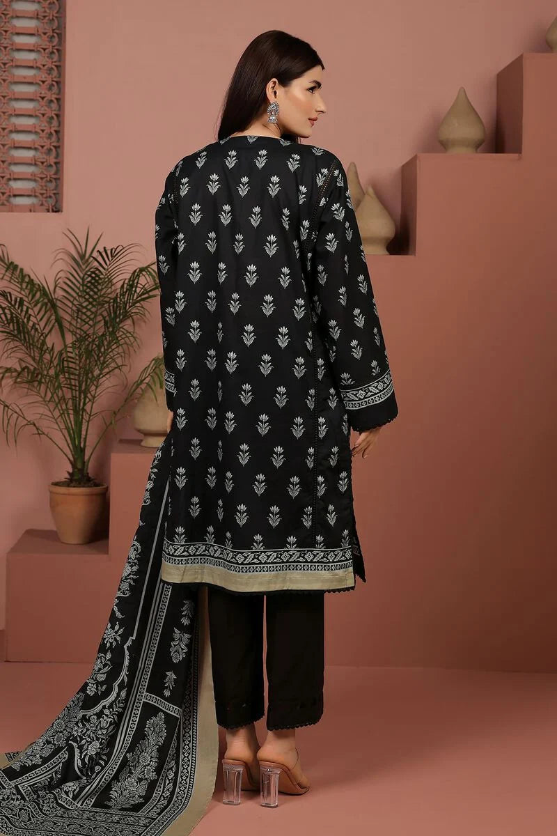KHAADI | UNSTITCHED 3 PIECE PRINTED LAWN SUIT