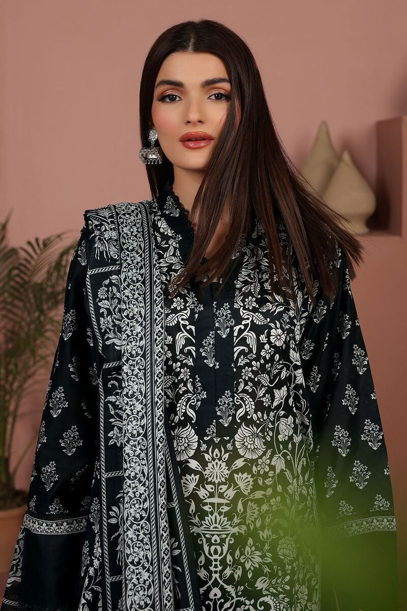KHAADI | UNSTITCHED 3 PIECE PRINTED LAWN SUIT