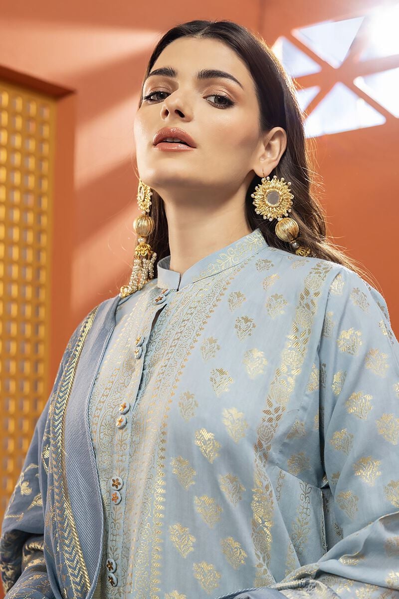 Khaadi | 3 Piece Unstitched Jacquard Suit