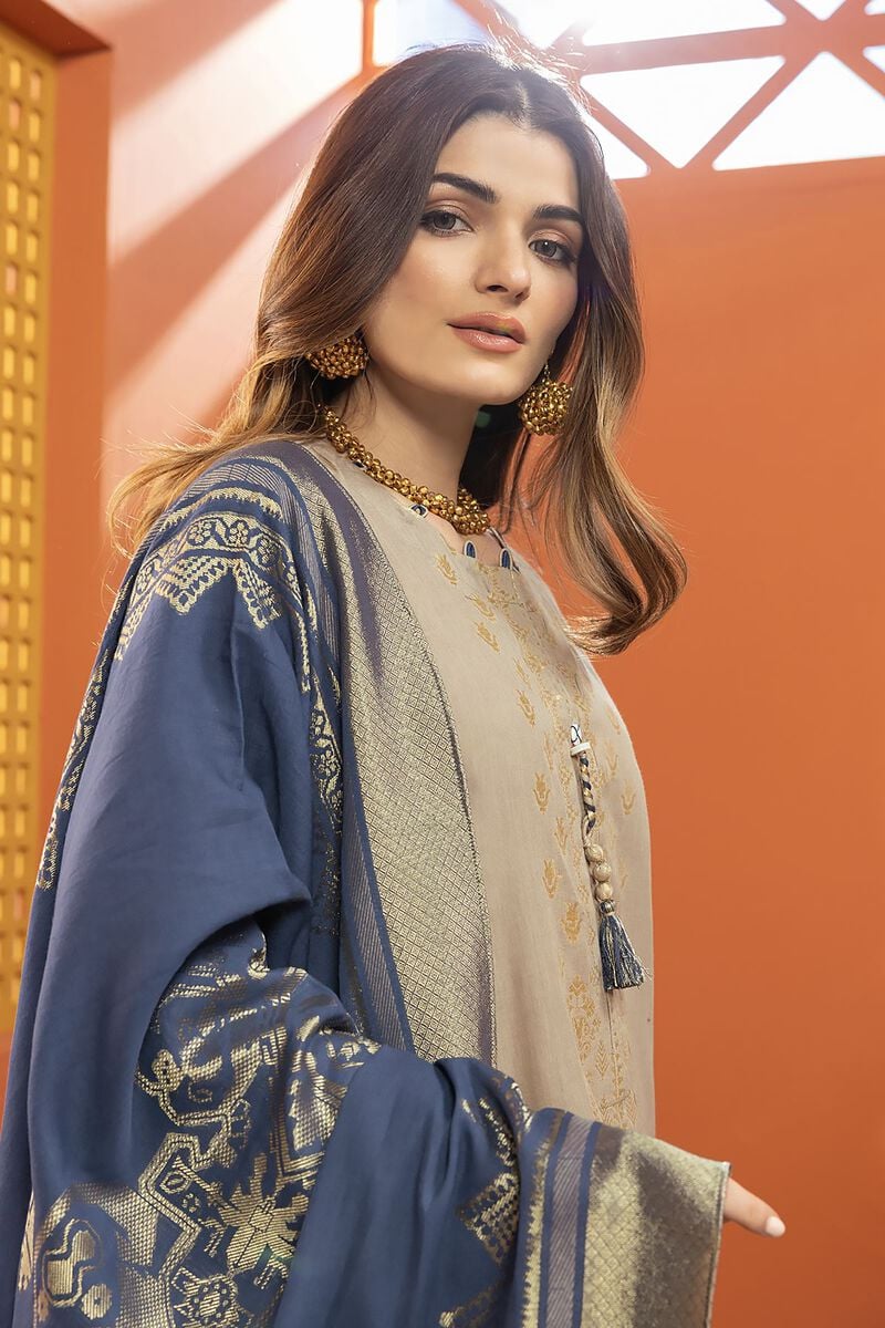 Khaadi | 3 Piece Unstitched Jacquard Suit
