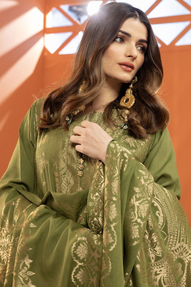Khaadi | 3 Piece Unstitched Jacquard Suit