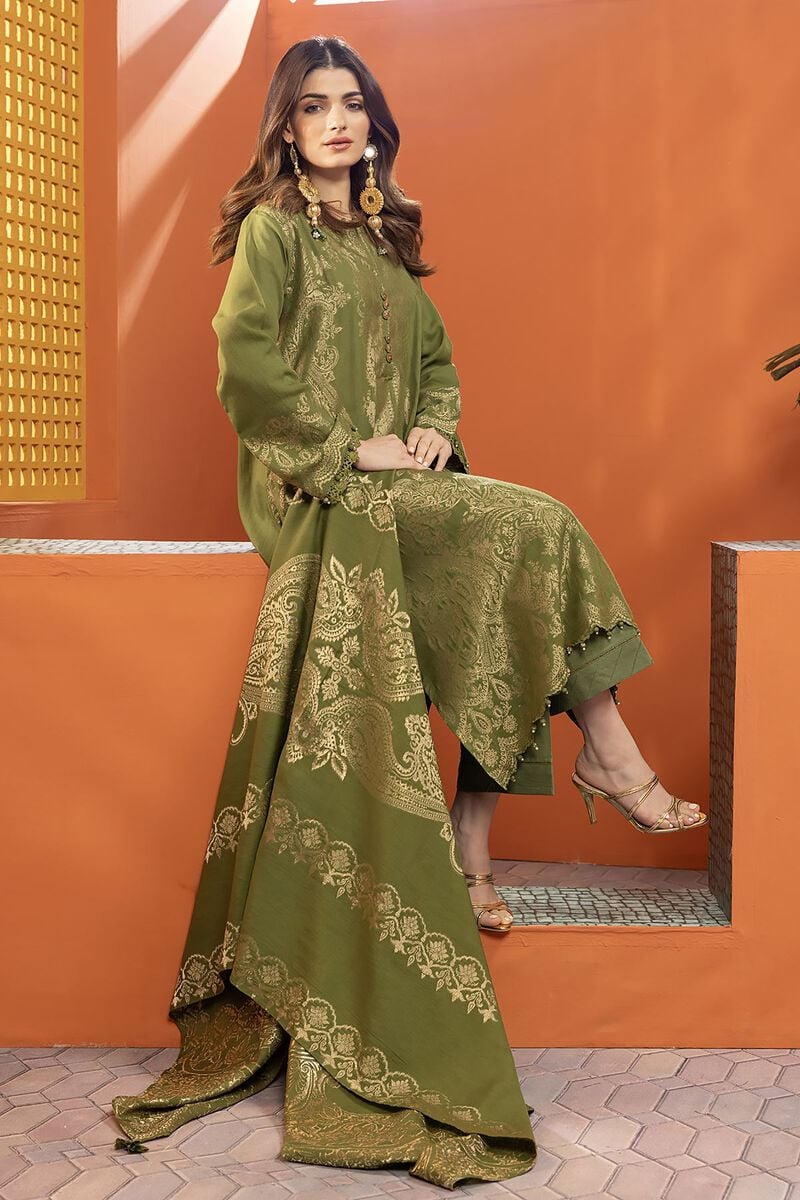 Khaadi | 3 Piece Unstitched Jacquard Suit