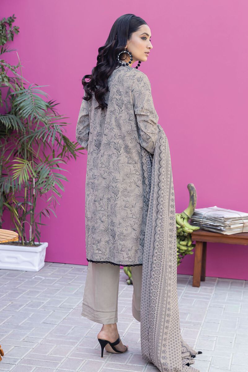 Khaadi | 3 Piece Unstitched Printed Embroidered Lawn Suit