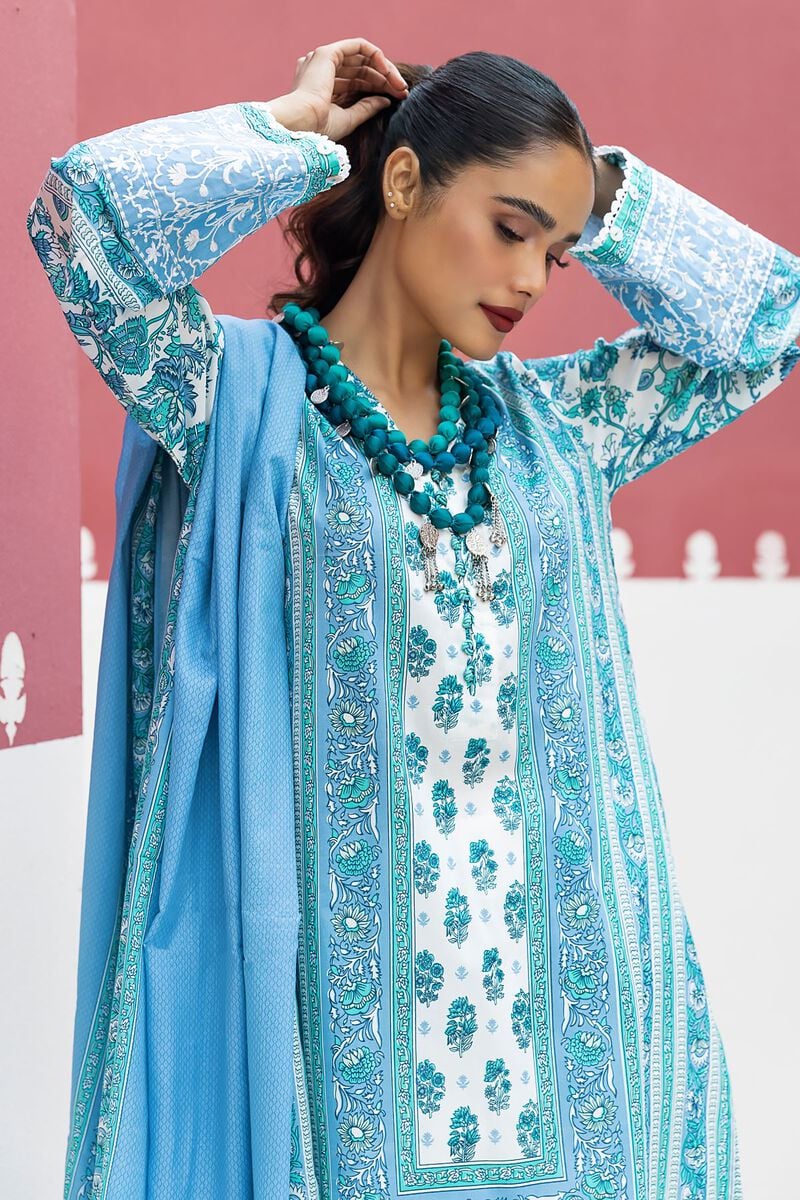 KHAADI | UNSTITCHED 3 PIECE EMBROIDERED LAWN SUIT