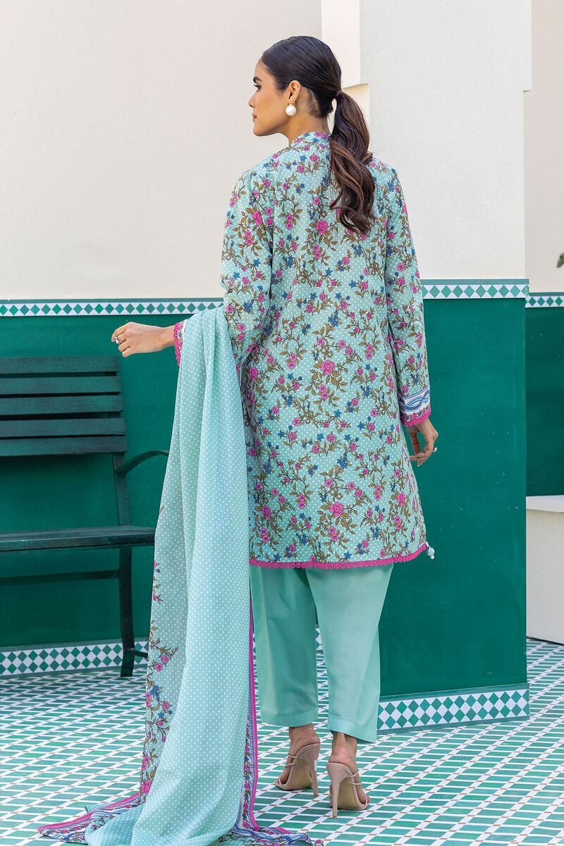 KHAADI | UNSTITCHED 3 PIECE EMBROIDERED LAWN SUIT