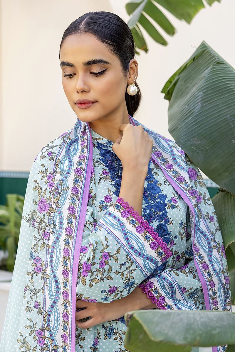 KHAADI | UNSTITCHED 3 PIECE EMBROIDERED LAWN SUIT