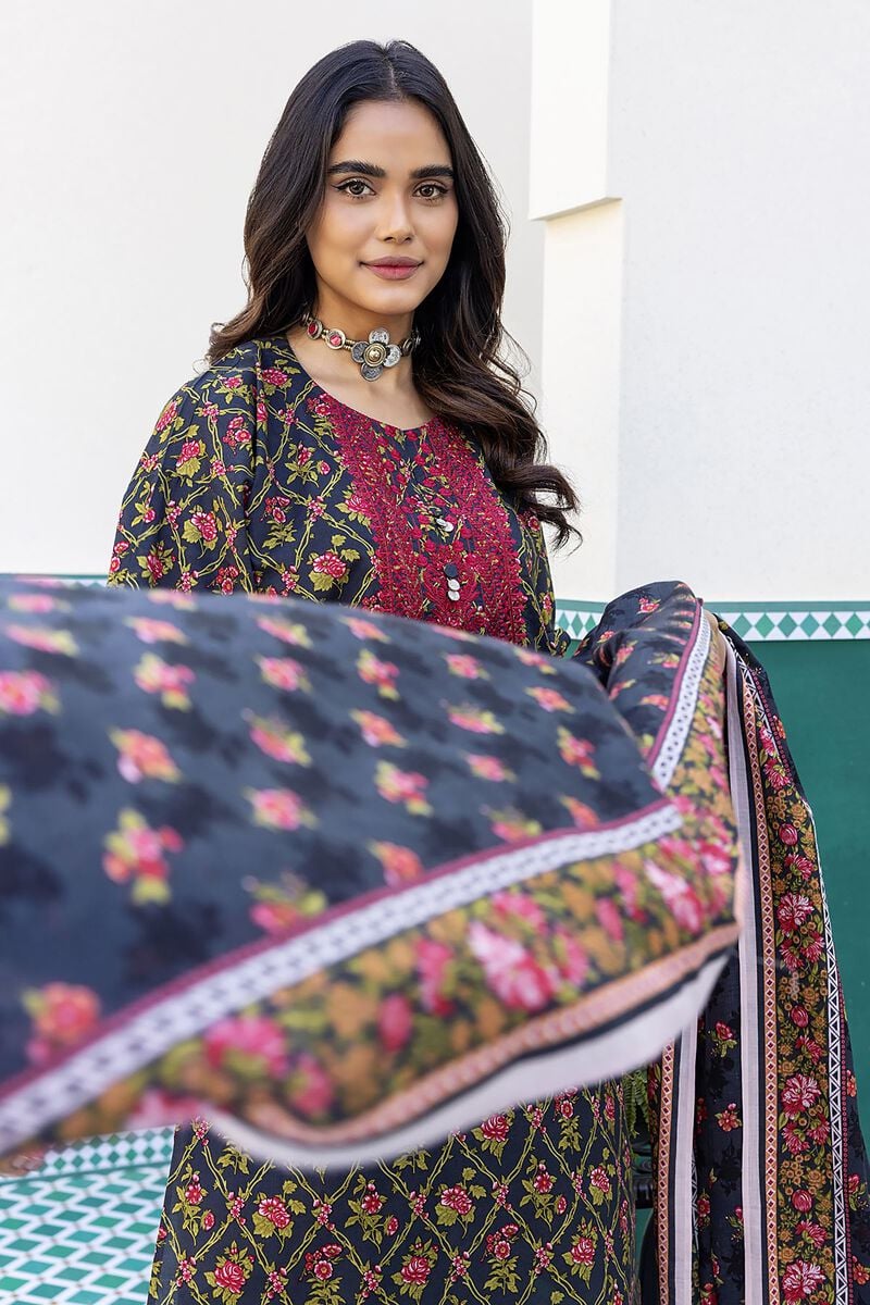KHAADI | UNSTITCHED 3 PIECE EMBROIDERED LAWN SUIT