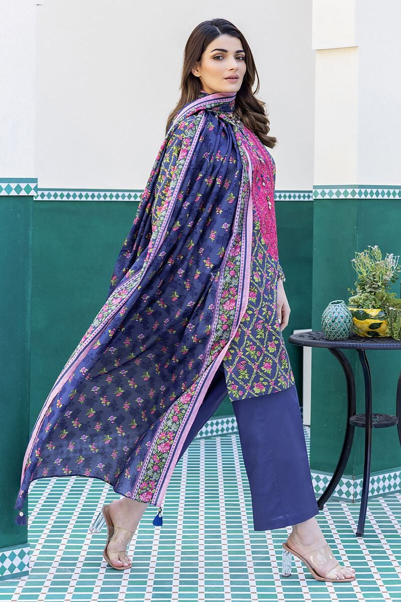 KHAADI | UNSTITCHED 3 PIECE EMBROIDERED LAWN SUIT