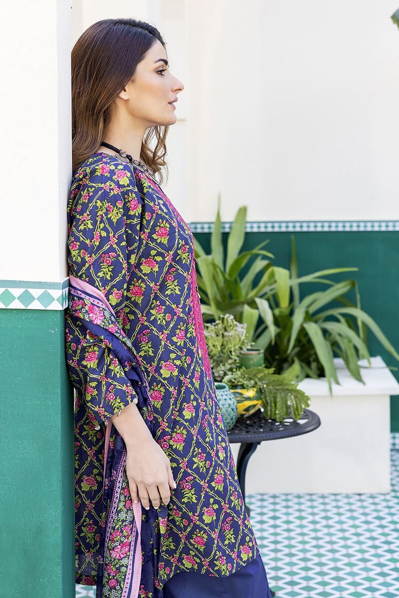 KHAADI | UNSTITCHED 3 PIECE EMBROIDERED LAWN SUIT