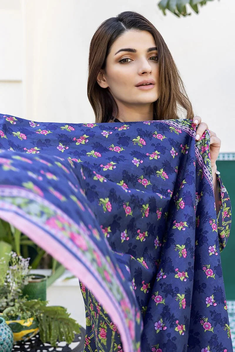 KHAADI | UNSTITCHED 3 PIECE EMBROIDERED LAWN SUIT