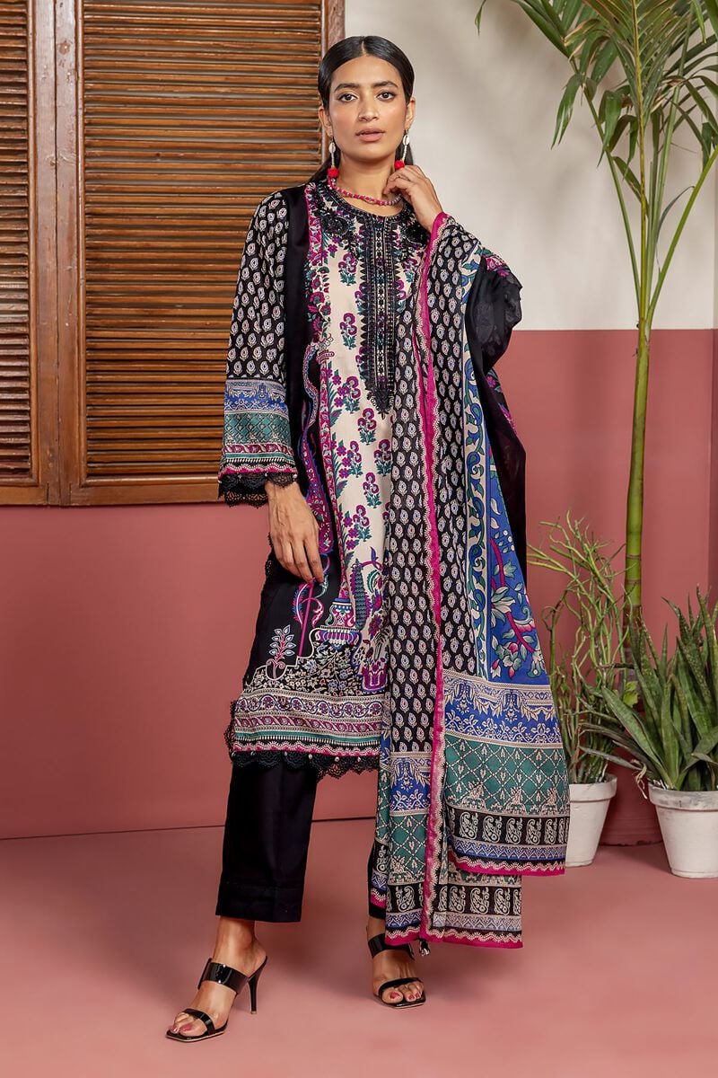 KHAADI | UNSTITCHED 3 PIECE EMBROIDERED LAWN SUIT