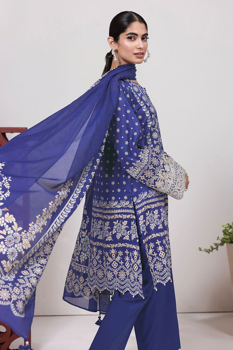 KHAADI | UNSTITCHED 3 PIECE EMBROIDERED LAWN SUIT