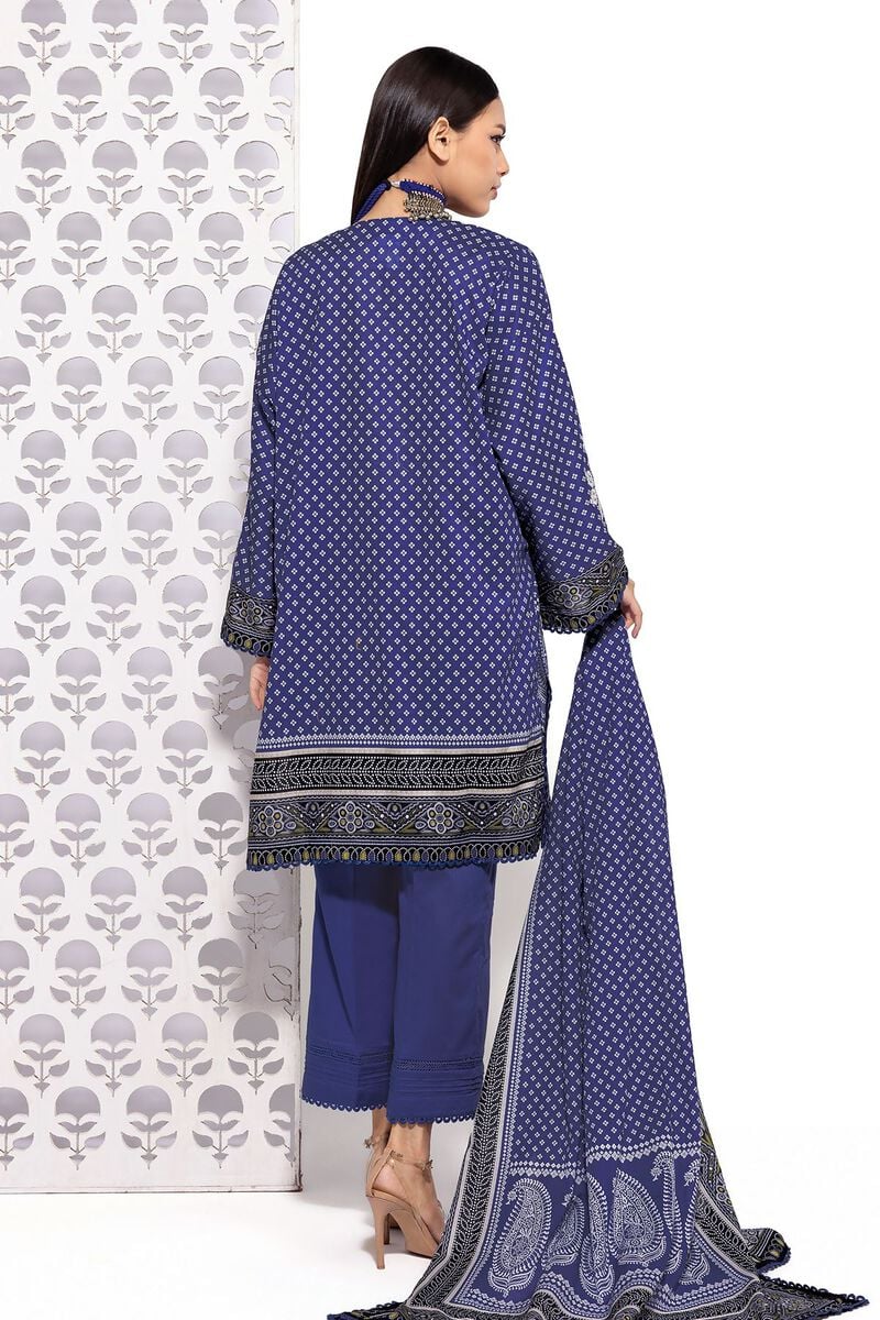 KHAADI | UNSTITCHED 3 PIECE EMBROIDERED LAWN SUIT