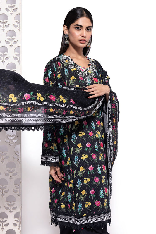 KHAADI | UNSTITCHED 3 PIECE EMBROIDERED LAWN SUIT