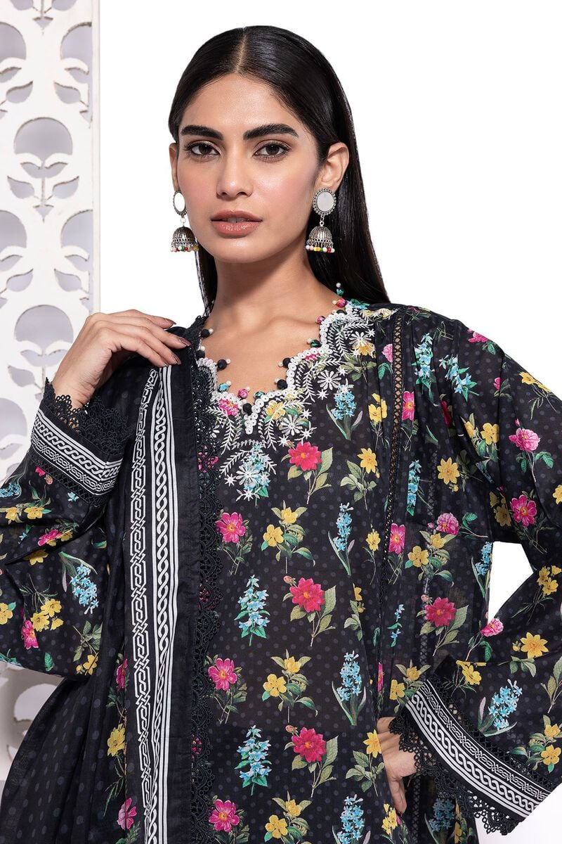 KHAADI | UNSTITCHED 3 PIECE EMBROIDERED LAWN SUIT
