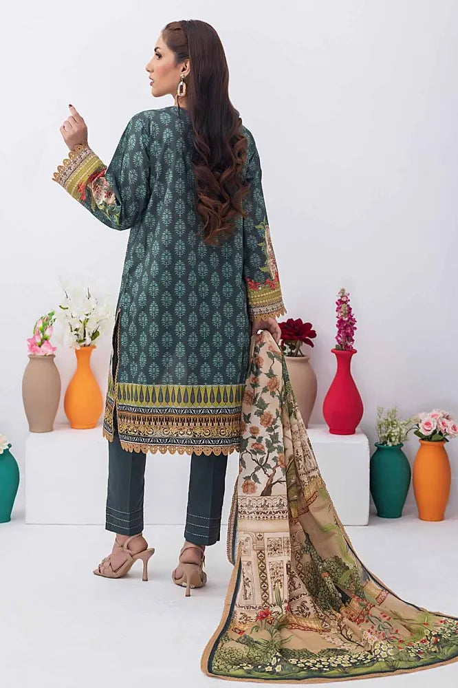 Gul Ahmed | 3PC Unstitched Printed Lawn Suit