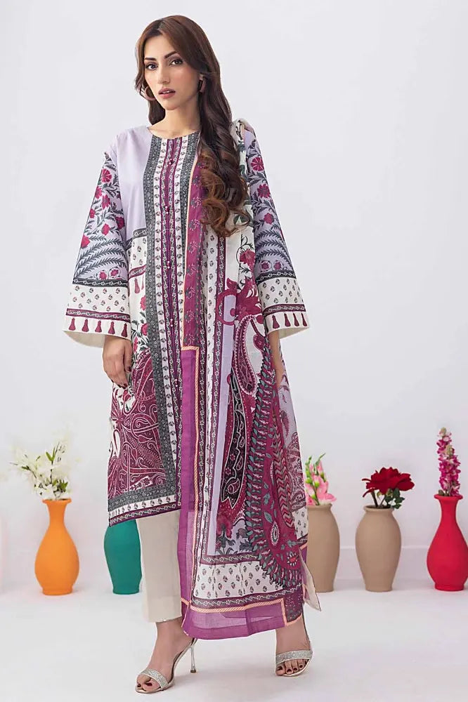 Gul Ahmed | 3PC Unstitched Printed Lawn Suit