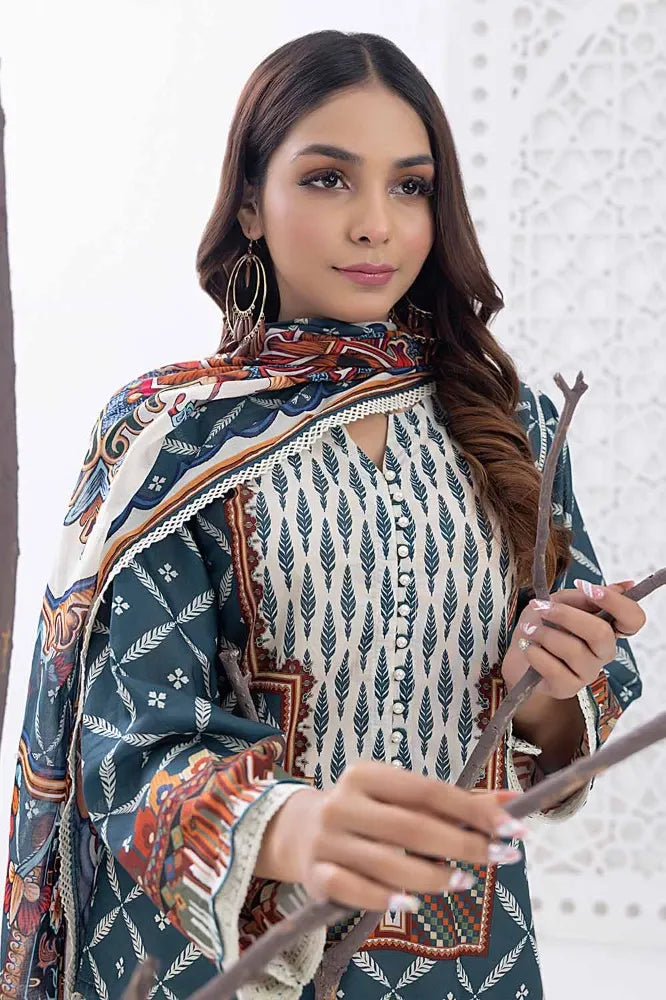 Gul Ahmed | 3PC Unstitched Printed Lawn Suit