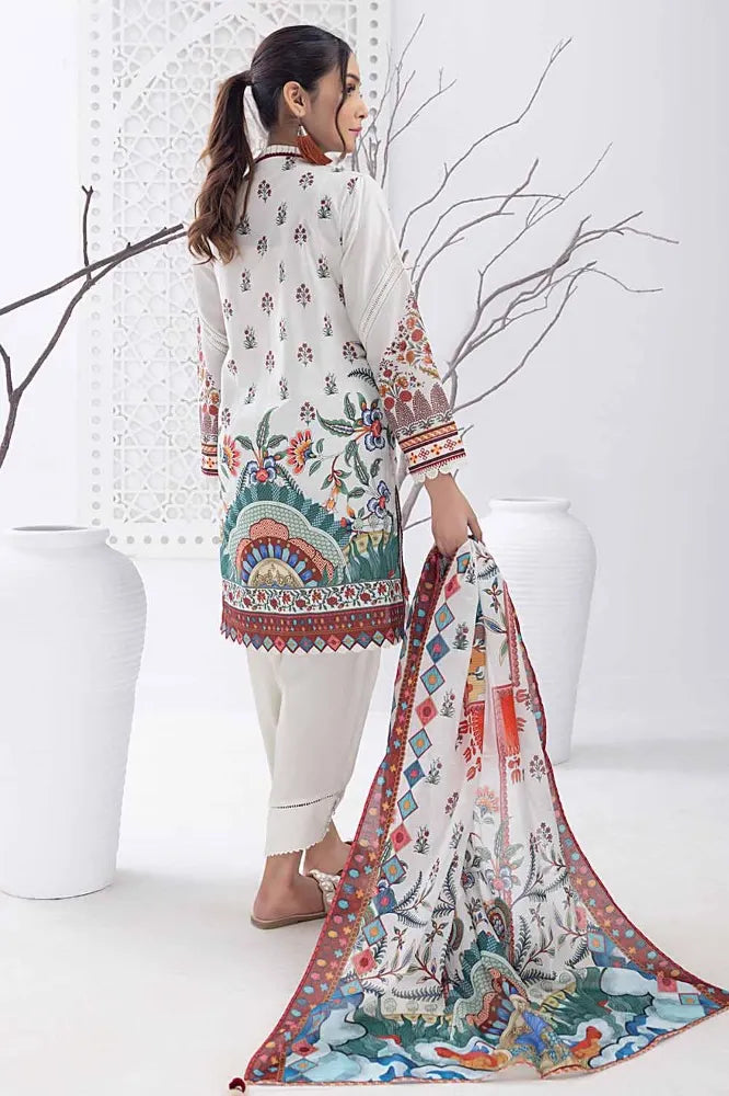 Gul Ahmed | 3PC Unstitched Printed Lawn Suit