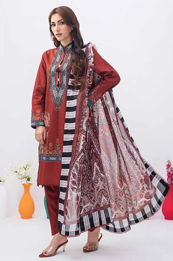 Gul Ahmed | 3PC Unstitched Printed Lawn Suit