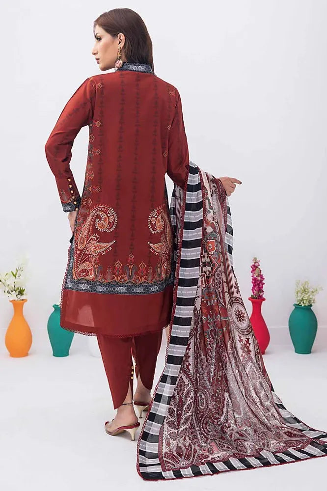 Gul Ahmed | 3PC Unstitched Printed Lawn Suit