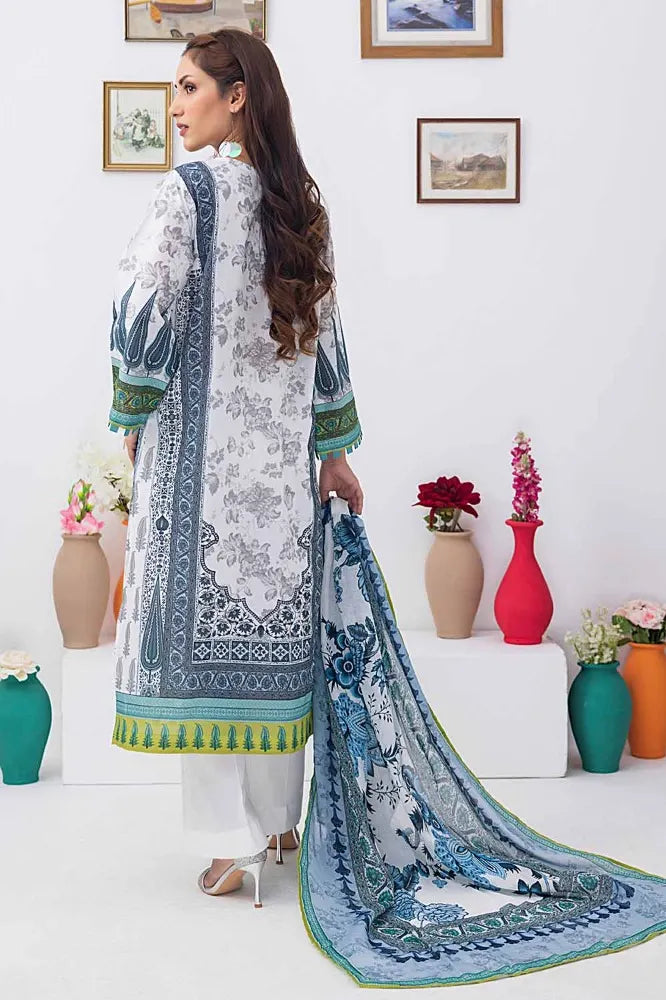 Gul Ahmed | 3PC Unstitched Printed Lawn Suit