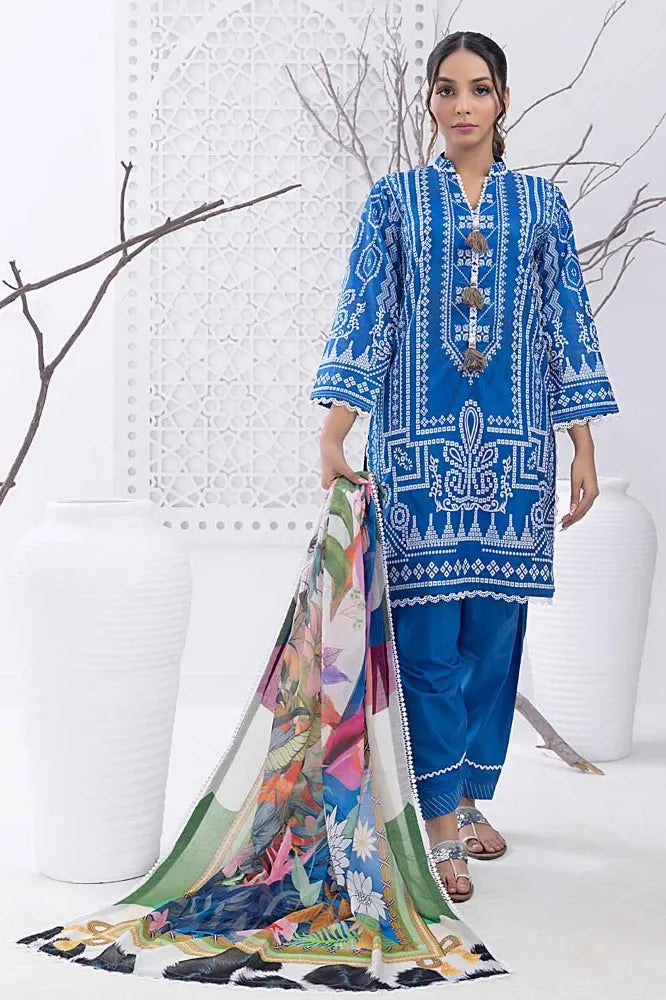 Gul Ahmed | 3PC Unstitched Printed Lawn Suit