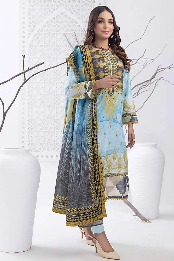 Gul Ahmed | 3PC Unstitched Printed Lawn Suit