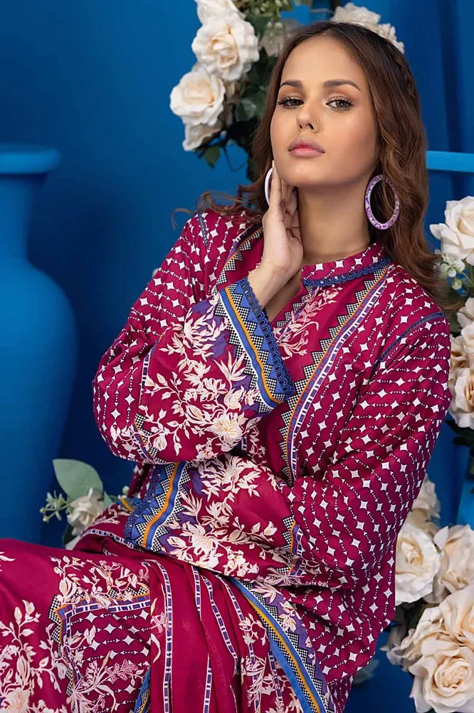 Gul Ahmed | 3PC Unstitched Printed Lawn Suit