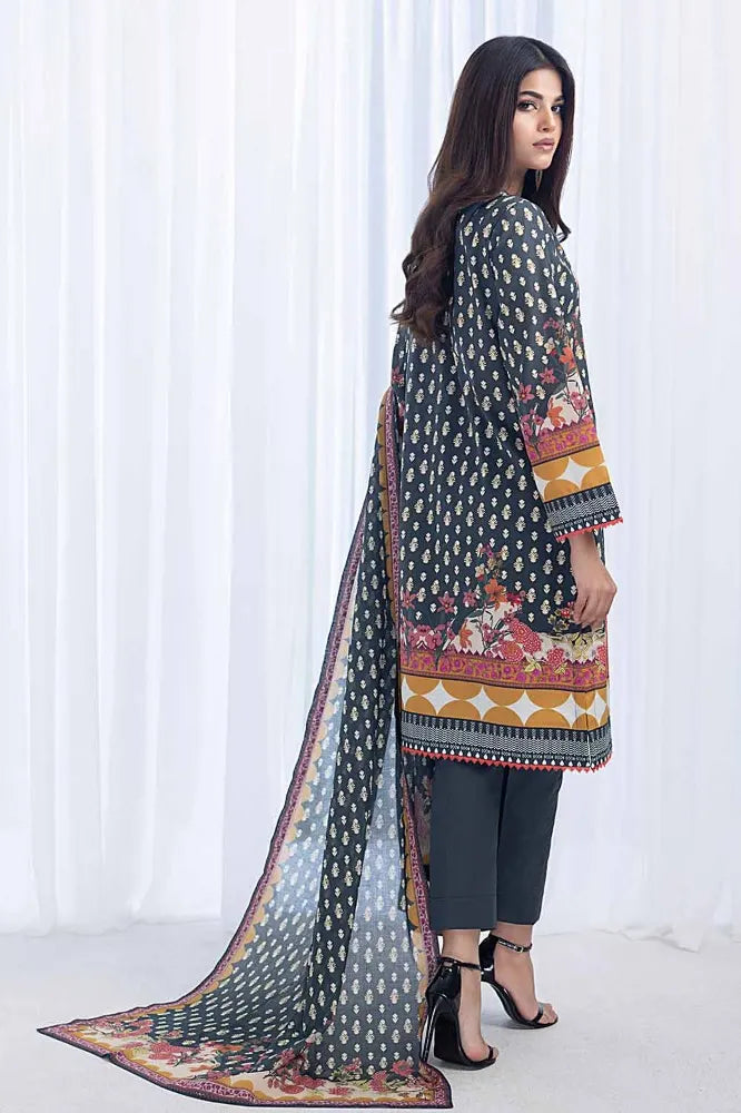 Gul Ahmed | 3PC Unstitched Printed Lawn Suit