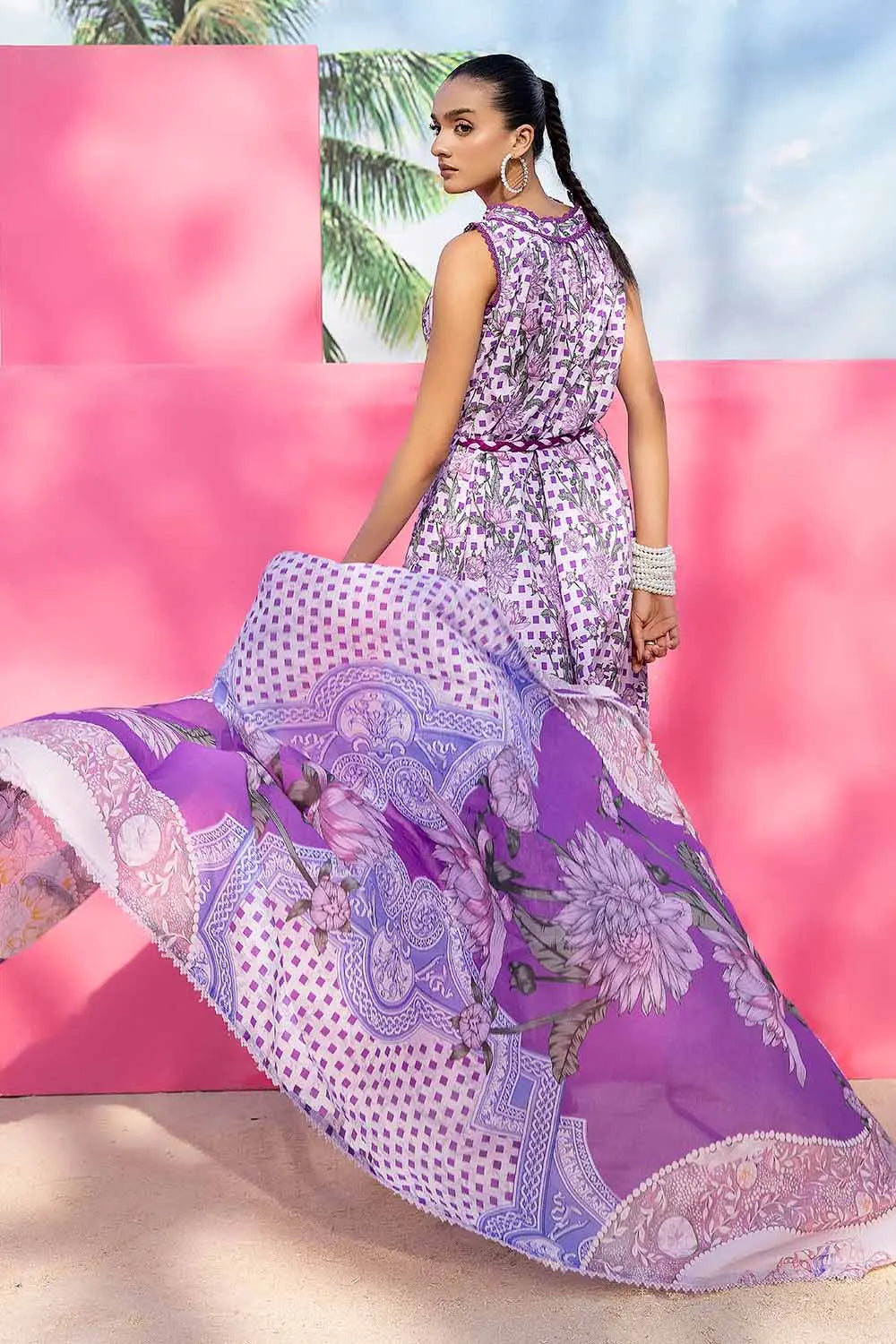 GUL AHMED | 3PC UNSTITCHED PRINTED LAWN SUIT