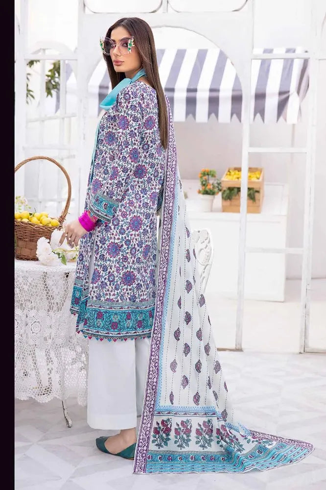 Gul Ahmed | 3PC Unstitched Printed Lawn Suit