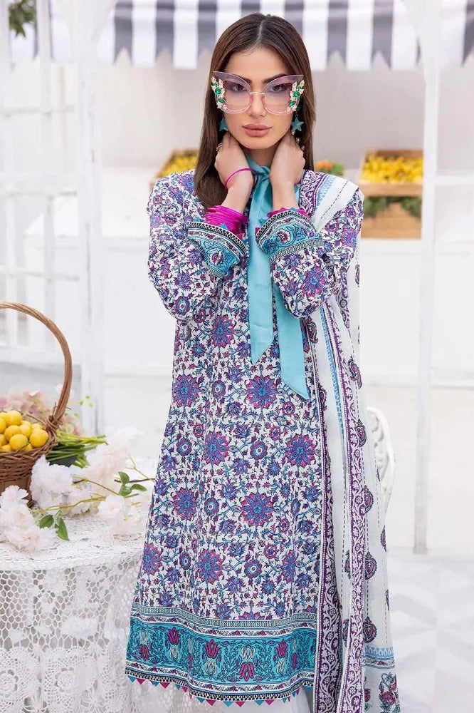 Gul Ahmed | 3PC Unstitched Printed Lawn Suit