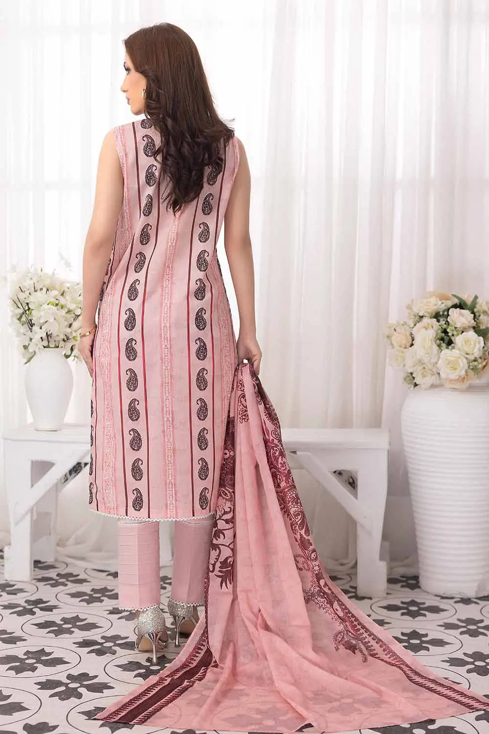 GUL AHMED | 3PC UNSTITCHED PRINTED LAWN SUIT