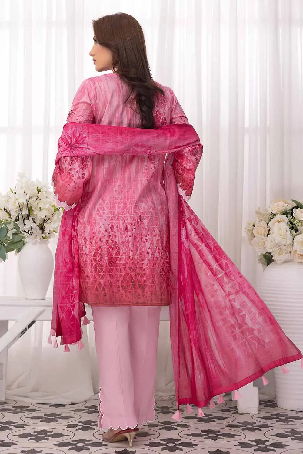 GUL AHMED | 3PC UNSTITCHED PRINTED LAWN SUIT