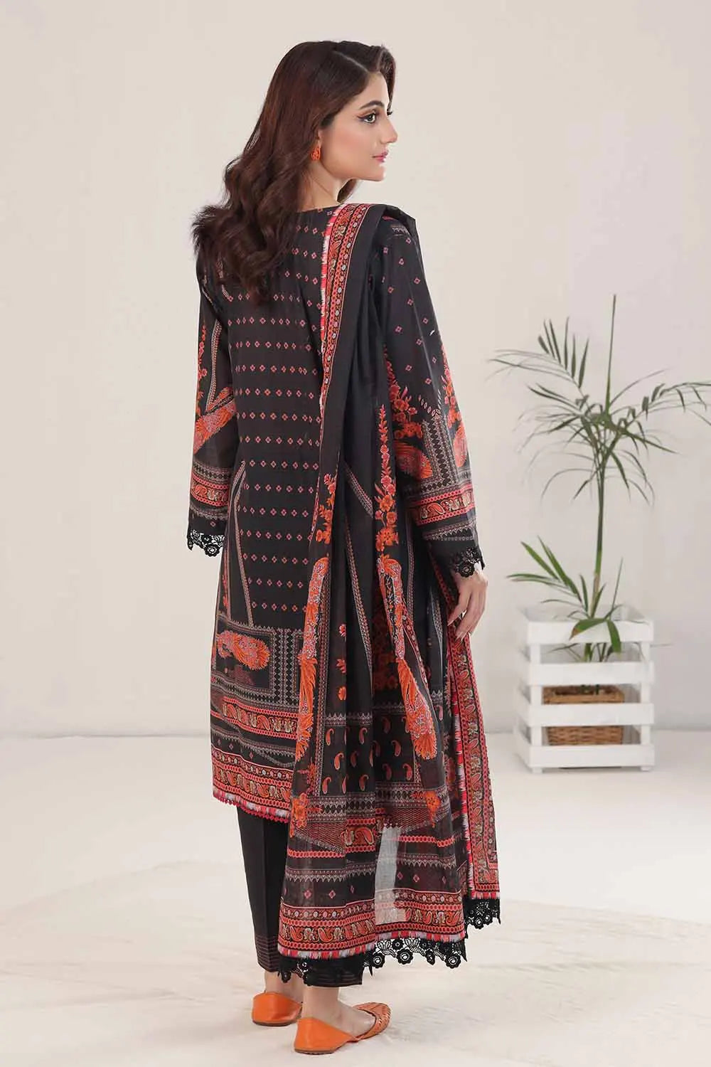 GUL AHMED | 3PC UNSTITCHED PRINTED LAWN SUIT