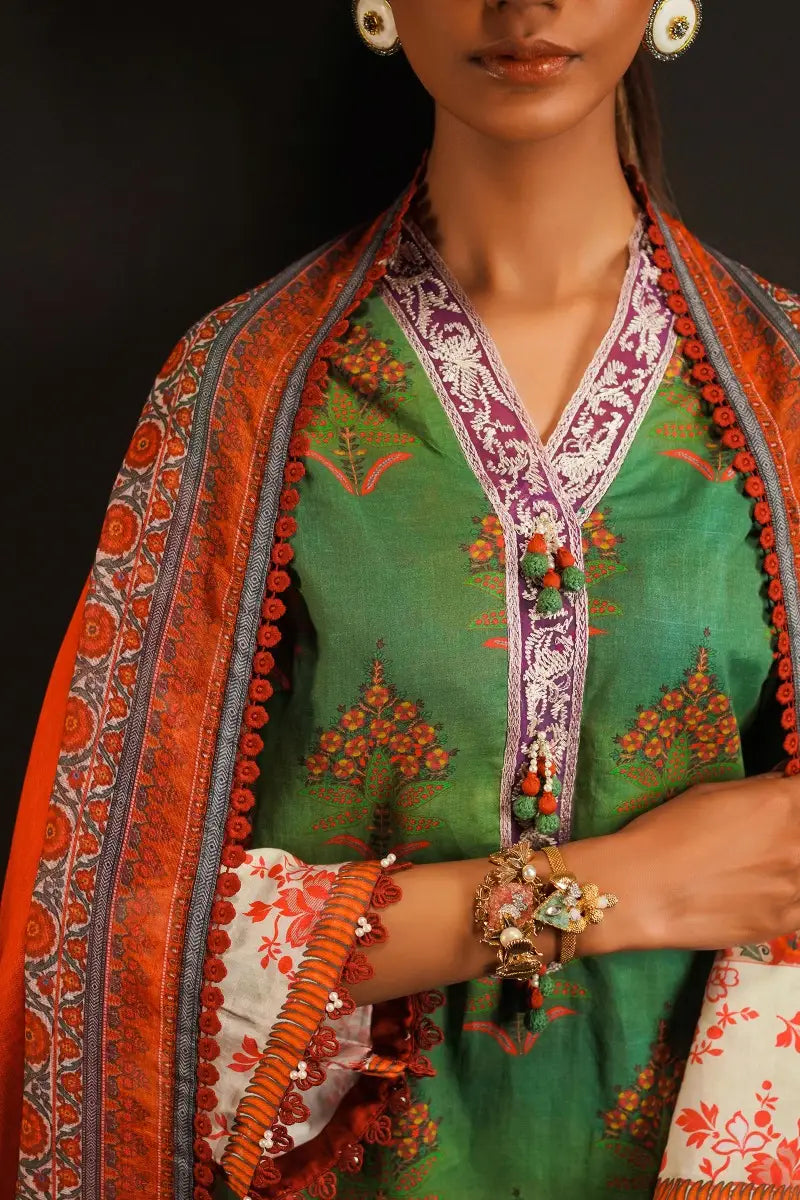 Sana Safinaz | Mahay Unstitched 3Pc Printed Lawn | 12A