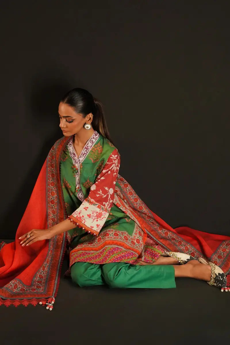 Sana Safinaz | Mahay Unstitched 3Pc Printed Lawn | 12A