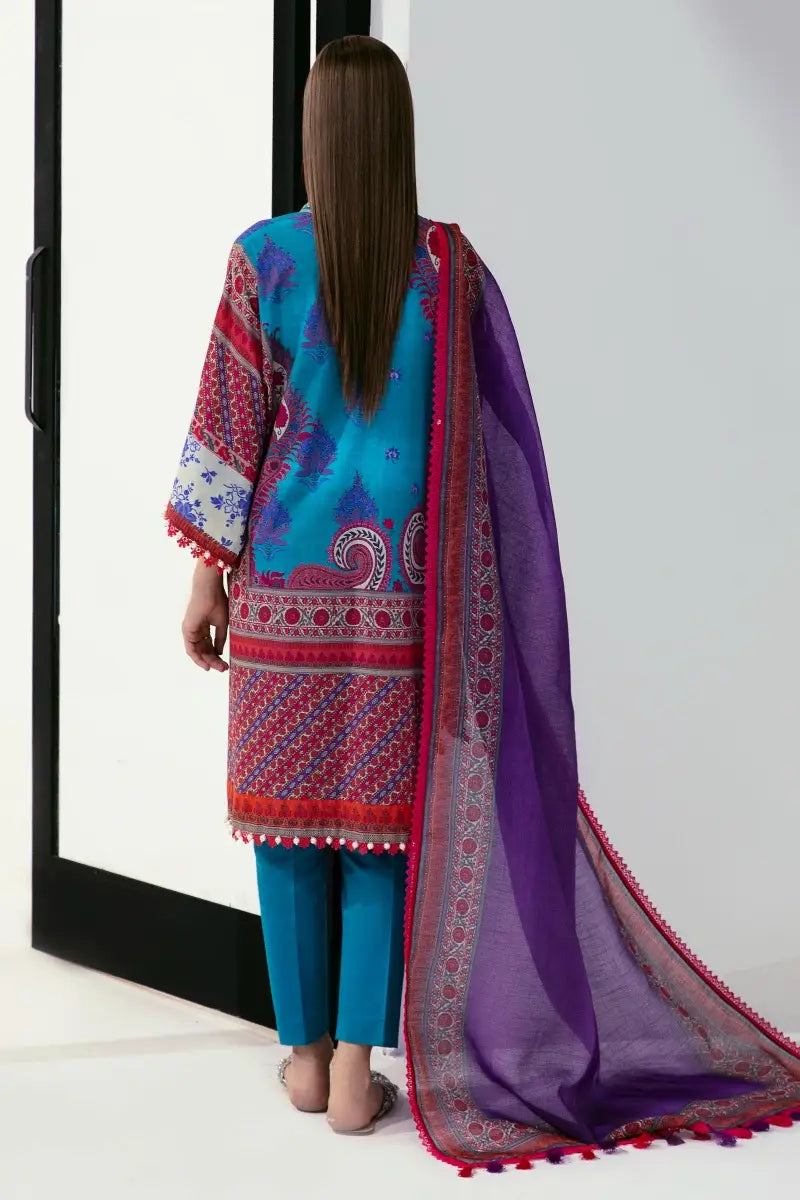 Sana Safinaz | Mahay Unstitched 3Pc Printed Lawn | 12B