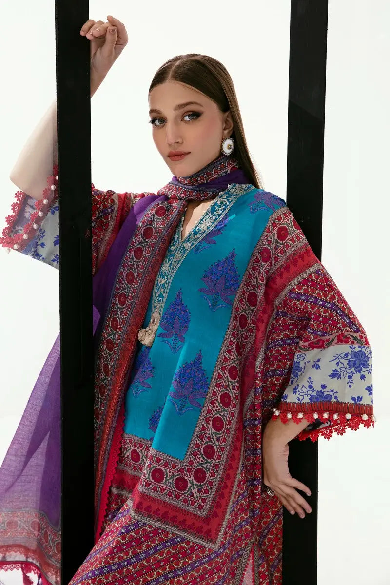 Sana Safinaz | Mahay Unstitched 3Pc Printed Lawn | 12B