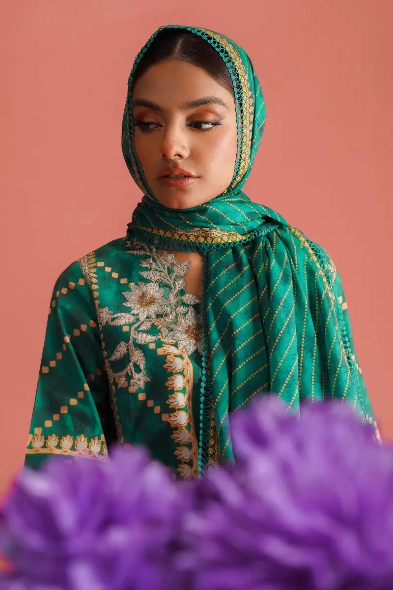 Sana Safinaz | Mahay Unstitched 3Pc Printed Lawn | 13B
