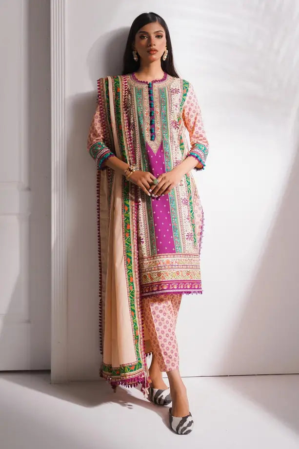 Sana Safinaz | Mahay Unstitched 3Pc Printed Lawn | 18B