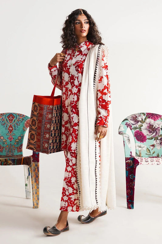 SANA SAFINAZ | UNSTITCHED MAHAY WINTER – 3 PIECE SUIT